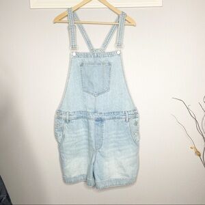 Blank NYC Denim short overalls Size 18W NWT